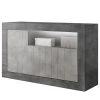LC Spa Sideboard Urbino II - Hellgrau / Dunkelgrau