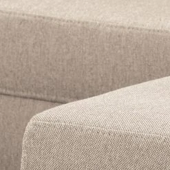 Ecksofa MAISON mit Schlaffunktion - Webstoff Inas: Cappuccino - Longchair davorstehend rechts -Wohnzimmermöbel boutique en ligne 1000306803 211207 11542801393 DETAILS P000000001000306803