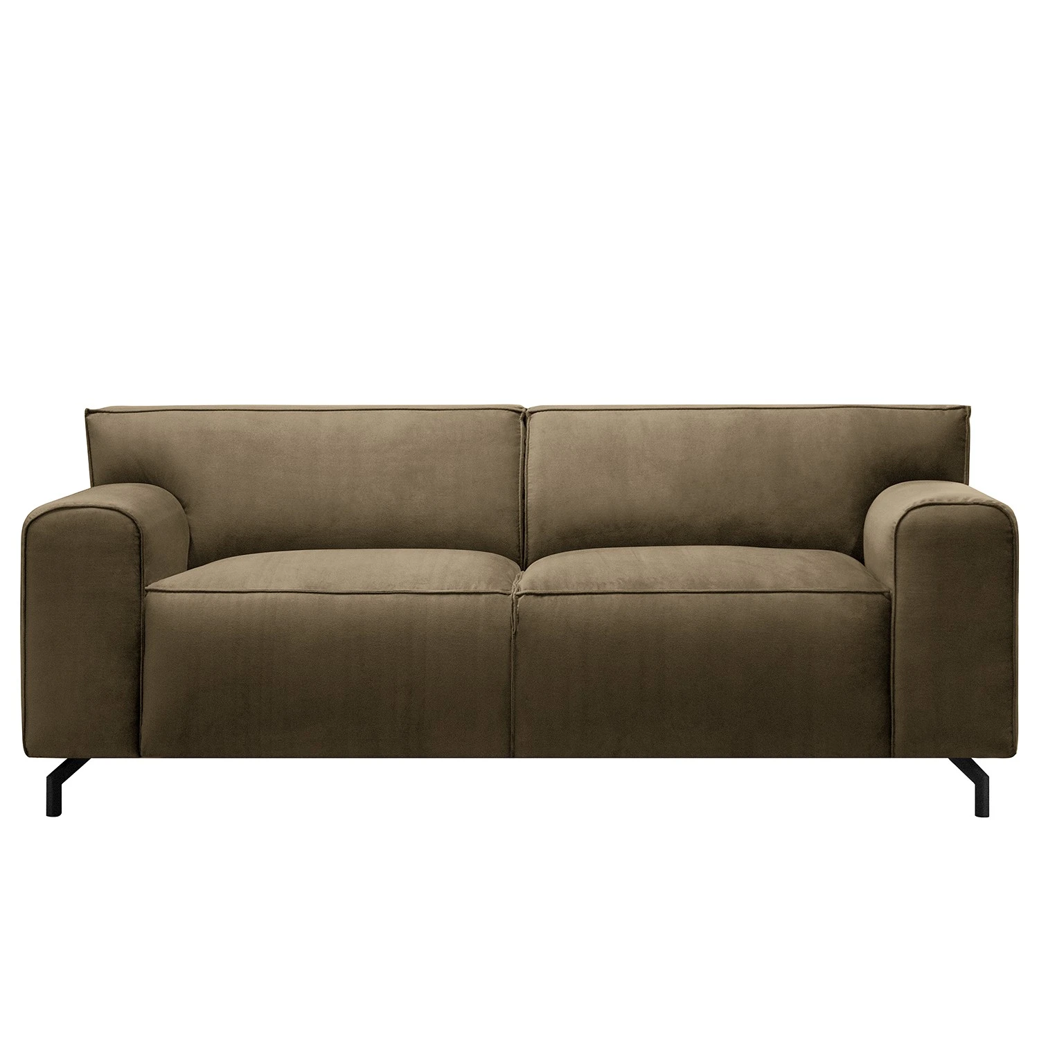 Jack & Alice Sofa Bramming (3-Sitzer) - Samt Juna: Taupe - Breite: 210 cm 2 Jack & Alice Sofa Bramming (3-Sitzer) - Samt Juna: Taupe - Breite: 210 cm – Bild 2