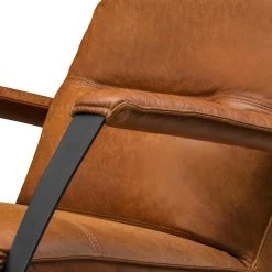 Ars manufacti Relaxsessel Asunden - Antiklederlook - Mischgewebe Bulan: Cognac -Wohnzimmermöbel boutique en ligne 1000306836 220331 080 DETAILS P000000001000306836