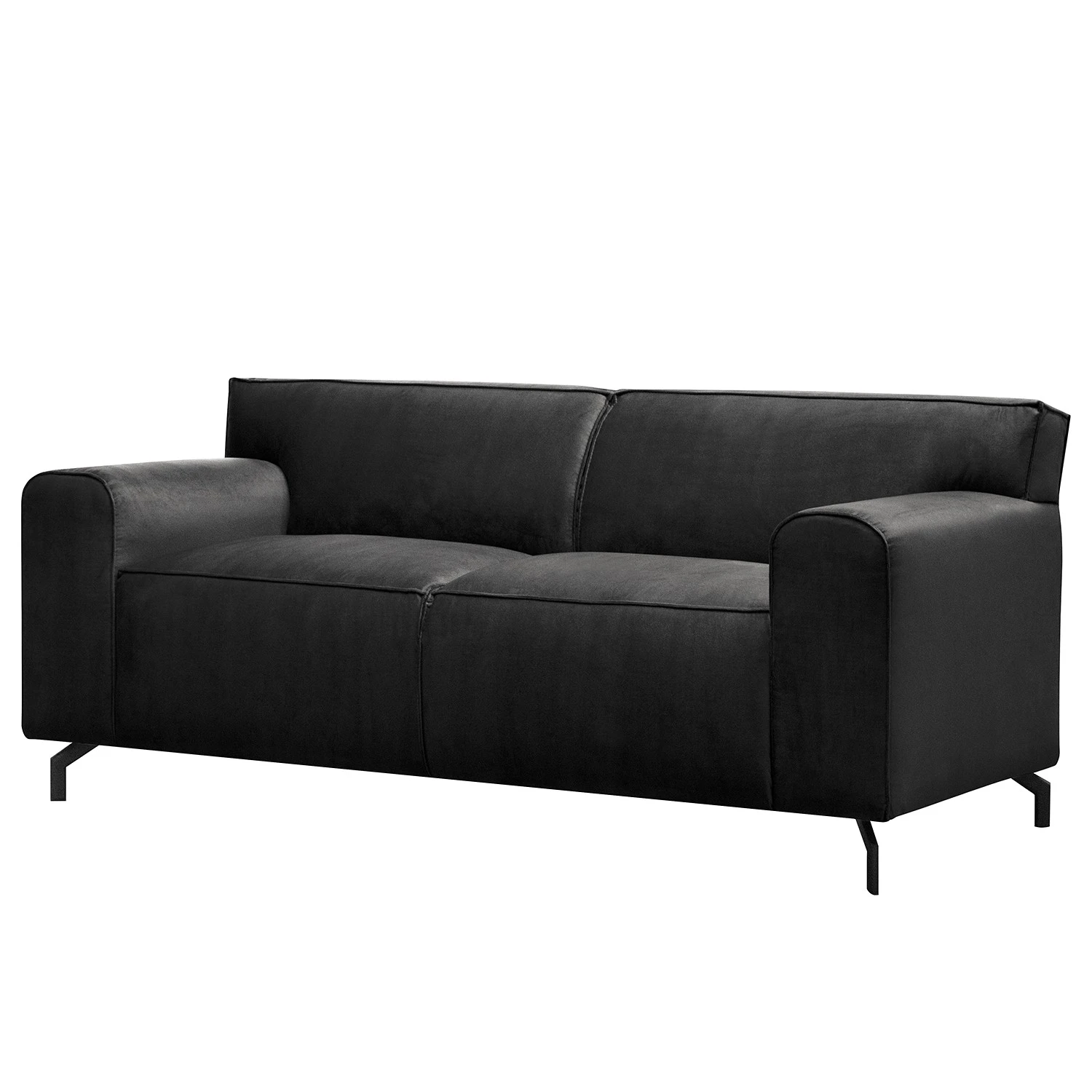 Jack & Alice Sofa Bramming (2-Sitzer) - Samt Juna: Anthrazit 1 Jack & Alice Sofa Bramming (2-Sitzer) - Samt Juna: Anthrazit