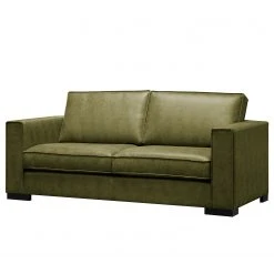 Ars manufacti Sofa Locana (2-Sitzer) - Microfaser Cheri: Olive