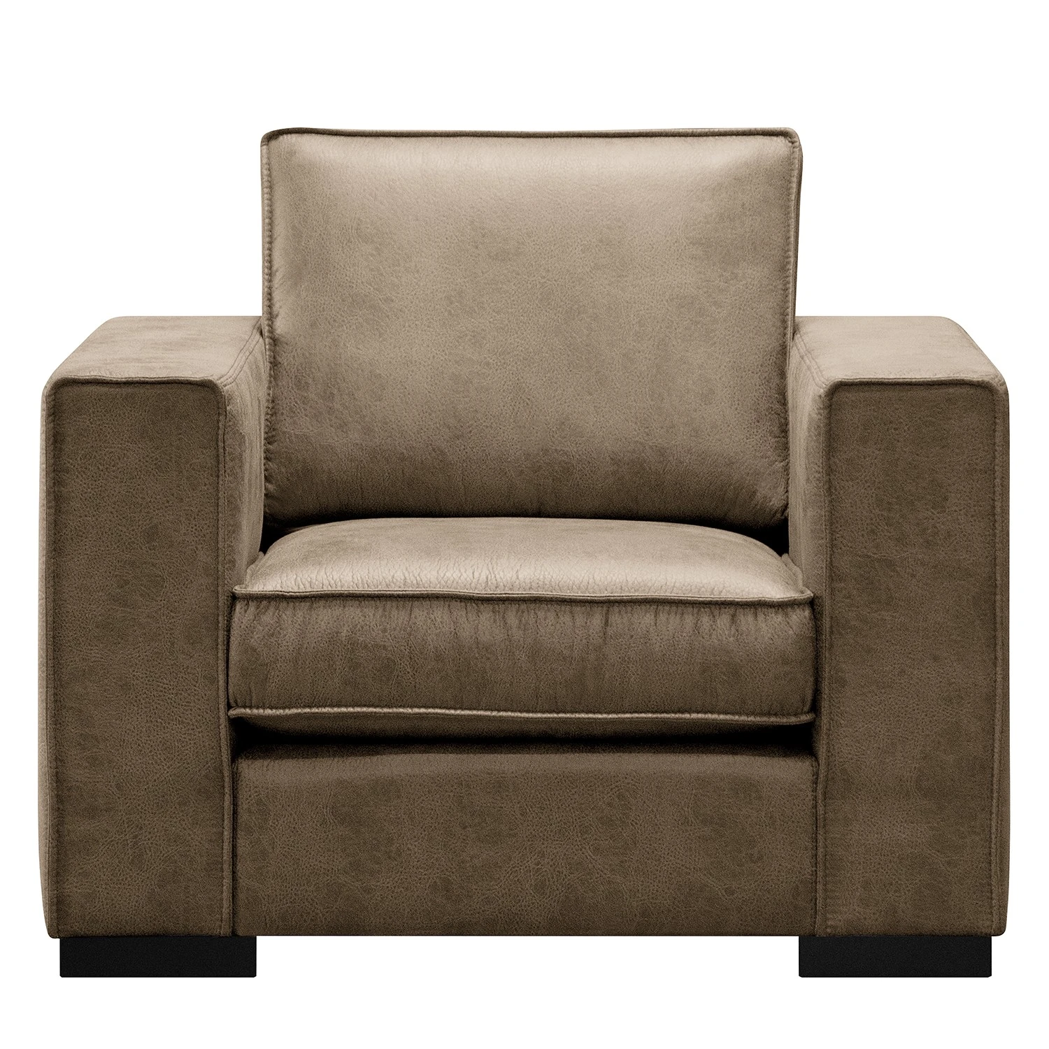 Ars manufacti Sessel Locana - Microfaser Cheri: Taupe 2 Ars manufacti Sessel Locana - Microfaser Cheri: Taupe – Bild 2