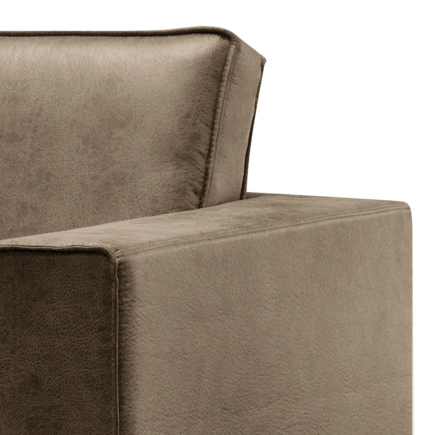 Ars manufacti Sessel Locana - Microfaser Cheri: Taupe 4 Ars manufacti Sessel Locana - Microfaser Cheri: Taupe – Bild 4