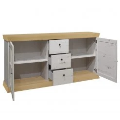 Ridgevalley Sideboard Maiossa I - Pinie Weiß Dekor / Eiche Navarra Dekor -Wohnzimmermöbel boutique en ligne 1000307115 211109 164717000104 DETAILS P000000001000307115