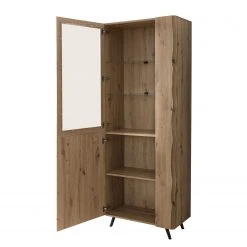 Ars Natura Vitrinenschrank Dorchester - Eiche Artisan Dekor -Wohnzimmermöbel boutique en ligne 1000309599 211118 06580500046 DETAILS P000000001000309599
