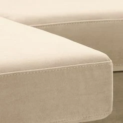 Norrwood Ecksofa MAISON 1-Sitzer mit Longchair - Samt Vaia: Creme - Breite: 150 cm - Longchair davorstehend links 20 Norrwood Ecksofa MAISON 1-Sitzer mit Longchair - Samt Vaia: Creme - Breite: 150 cm - Longchair davorstehend links -Wohnzimmermöbel boutique en ligne 1000310308 211201 12310100357 DETAILS P000000001000310308