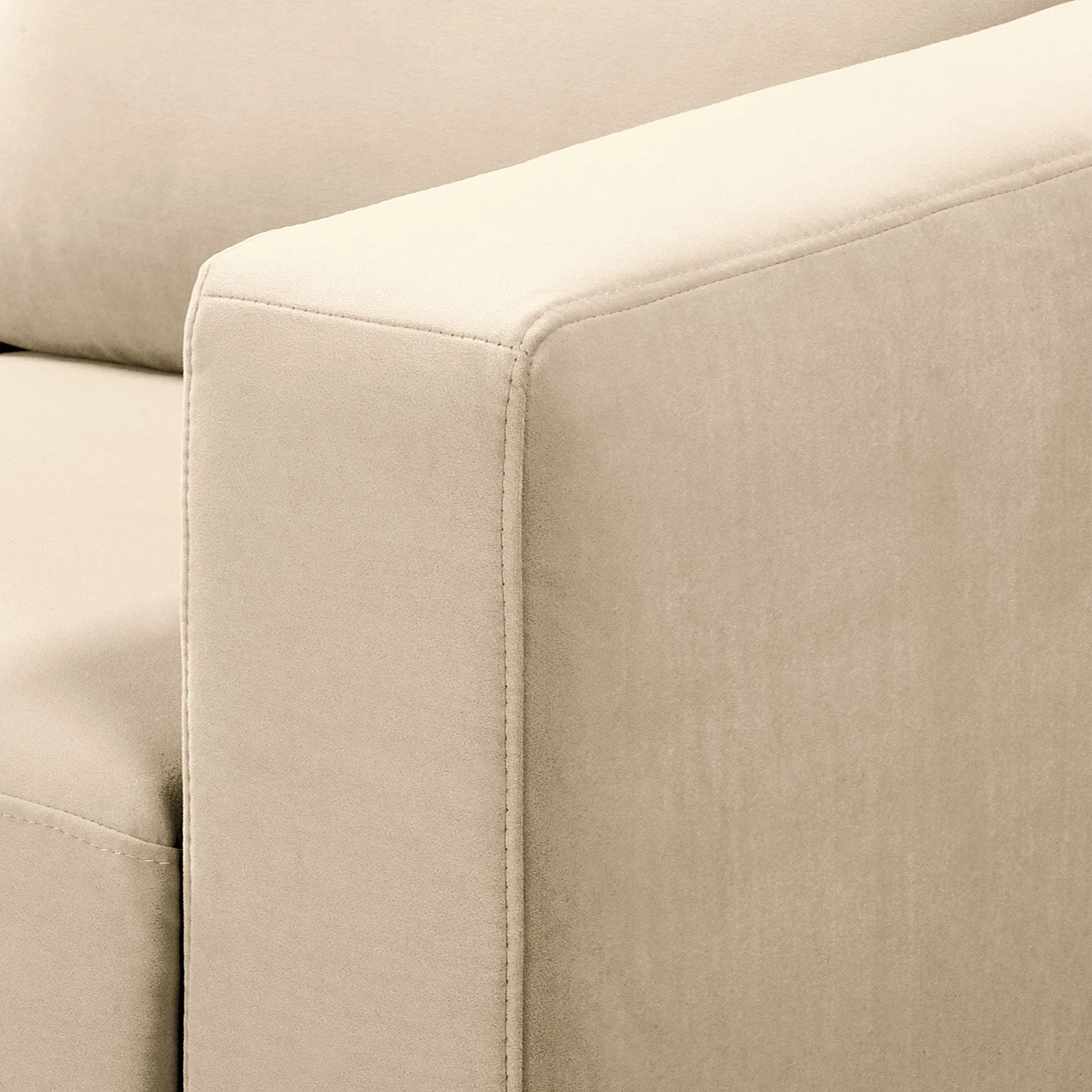 Norrwood Ecksofa MAISON 1-Sitzer mit Longchair - Samt Vaia: Creme - Breite: 150 cm - Longchair davorstehend links 11 Norrwood Ecksofa MAISON 1-Sitzer mit Longchair - Samt Vaia: Creme - Breite: 150 cm - Longchair davorstehend links – Bild 11