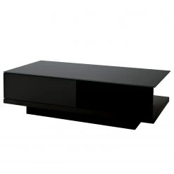 Loftscape Couchtisch Padras II - Glas - Schwarz