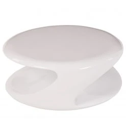 Loftscape Couchtisch Paravenna - Fiberglas - Hochglanz Weiß