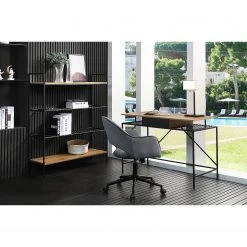 Red Living Regal Padbury - Schwarz / Eiche Dekor 7 Red Living Regal Padbury - Schwarz / Eiche Dekor -Wohnzimmermöbel boutique en ligne 1000310537 211125 111835000117 MOOD DETAILS P000000001000310537 mood