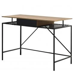 Red Living Konsolentisch Padbury - Eiche Dekor / Schwarz