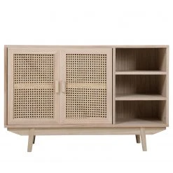 Norrwood Kommode Pini II - Wiener Geflecht / Echtholzfurnier - Natur / Paulownia -Wohnzimmermöbel boutique en ligne 1000310551 211125 11183700175 DETAILS P000000001000310551