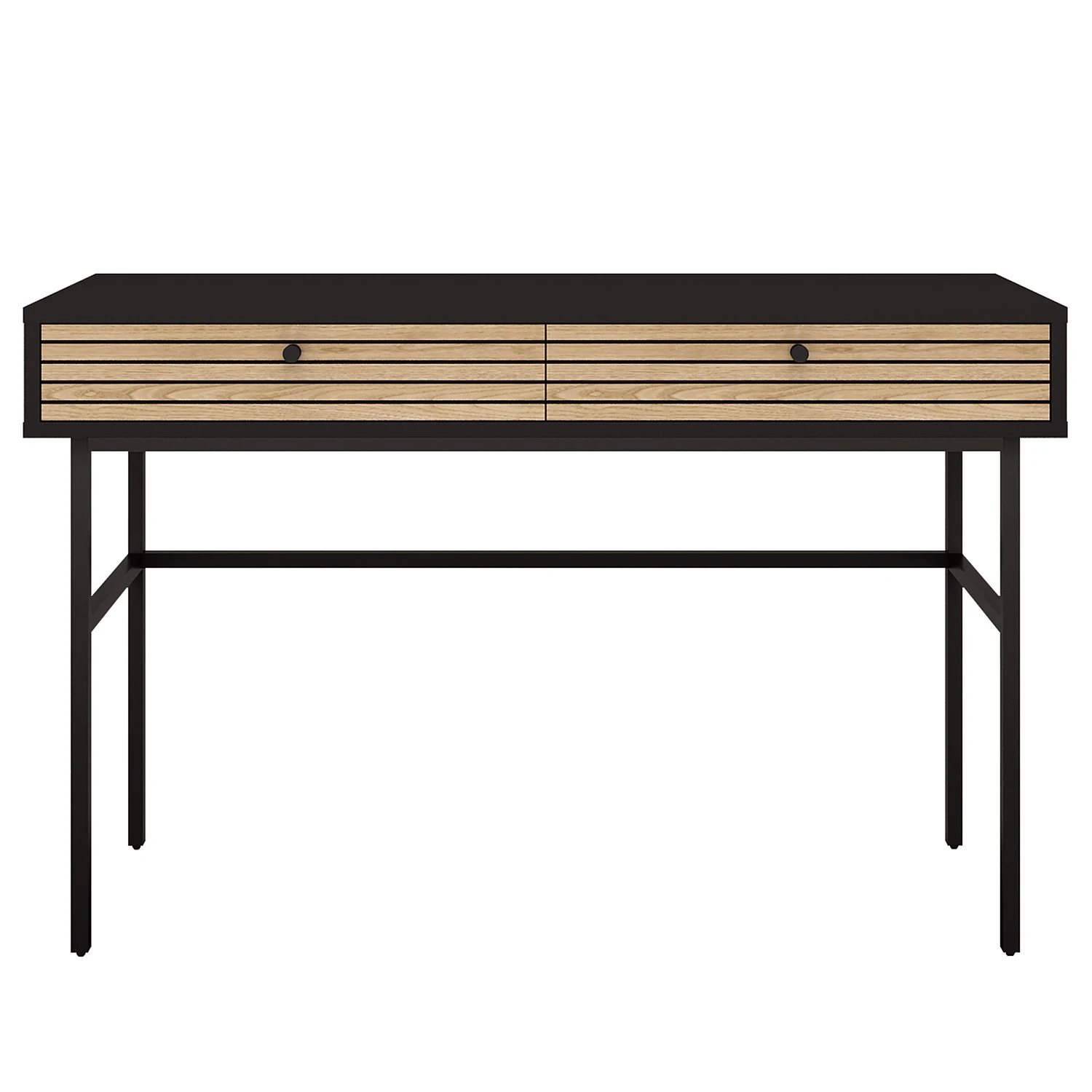 Red Living Konsolentisch Uckerby - Echtholzfurnier - Eiche / Schwarz 4 Red Living Konsolentisch Uckerby - Echtholzfurnier - Eiche / Schwarz – Bild 4