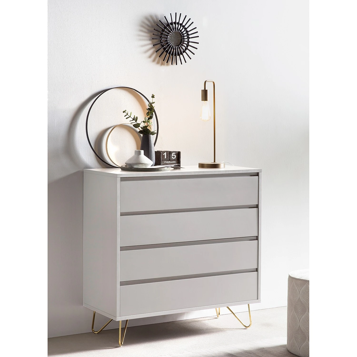 Loftscape Kommode Rodi II - Weiß 2 Loftscape Kommode Rodi II - Weiß – Bild 2