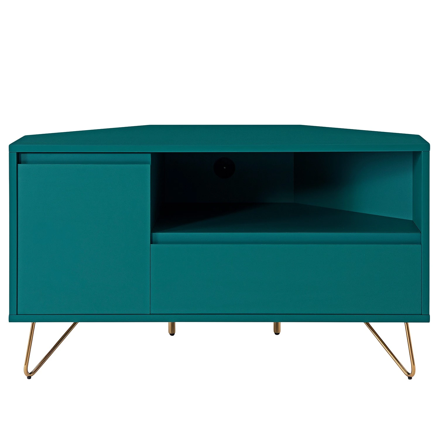 Loftscape Eck-Lowboard Rodi - Petrol 4 Loftscape Eck-Lowboard Rodi - Petrol – Bild 4