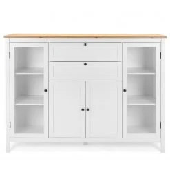 Ridgevalley Sideboard Bombita II - Weiß / Eiche Artisan Dekor -Wohnzimmermöbel boutique en ligne 1000310614 211118 060556000121 DETAILS P000000001000310614