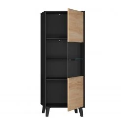 Norrwood Wohnwand Argenteuil I (4-teilig) - Eiche Artisan Dekor / Schwarz -Wohnzimmermöbel boutique en ligne 1000310663 211125 14532400075 DETAILS P000000001000310663