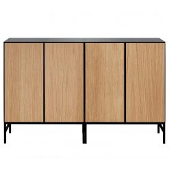 Now! by hülsta Sideboard now to go colour II - Natureiche / Diamantgrau -Wohnzimmermöbel boutique en ligne 1000311263 211201 14485400254 DETAILS P000000001000311263