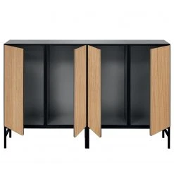 Now! by hülsta Sideboard now to go colour II - Natureiche / Diamantgrau -Wohnzimmermöbel boutique en ligne 1000311263 211201 14485400265 DETAILS P000000001000311263