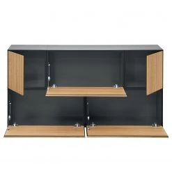 Now! by hülsta Wohnwand now to go colour V (5-teilig) - Natureiche / Diamantgrau -Wohnzimmermöbel boutique en ligne 1000311293 211201 14490500530 DETAILS P000000001000311293