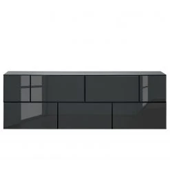 Now! by hülsta Wohnwand now to go colour VII (7-teilig) - Hochglanz Diamantgrau / Diamantgrau -Wohnzimmermöbel boutique en ligne 1000311296 211201 14490600539 DETAILS P000000001000311296