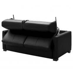 Loftscape Schlafsofa Latino - Echtleder Mabel: Schwarz - Breite: 190 cm - Mit Schlaffunktion -Wohnzimmermöbel boutique en ligne 1000311446 211125 15160900090 DETAILS P000000001000311446