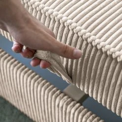 Loftscape Ecksofa Maura - Cordstoff Poppy: Beige - Mit Hocker -Wohnzimmermöbel boutique en ligne 1000311495 211202 065637000115 DETAILS P000000001000311495