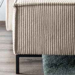 Loftscape Ecksofa Maura - Cordstoff Poppy: Beige - Mit Hocker -Wohnzimmermöbel boutique en ligne 1000311495 211202 065637000126 DETAILS P000000001000311495