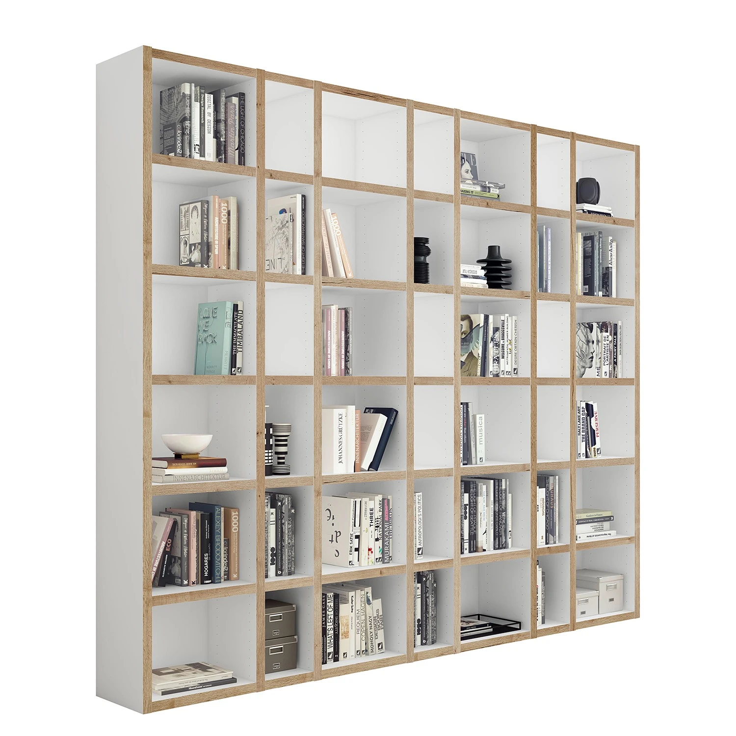 Loftscape Regal Emporior XVII - Wildeiche Dekor - Breite: 261 cm 1 Loftscape Regal Emporior XVII - Wildeiche Dekor - Breite: 261 cm