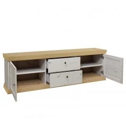 Ridgevalley Wohnwand Maiossa II (4-teilig) - Pinie Weiß Dekor / Eiche Navarra Dekor -Wohnzimmermöbel boutique en ligne 1000312390 211130 133248000118 DETAILS P000000001000312390