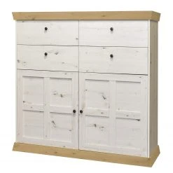 Ridgevalley Wohnwand Maiossa II (4-teilig) - Pinie Weiß Dekor / Eiche Navarra Dekor -Wohnzimmermöbel boutique en ligne 1000312390 211130 133248000122 DETAILS P000000001000312390