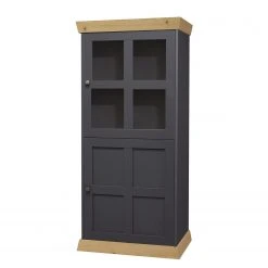 Ridgevalley Wohnwand Maiossa III (4-teilig) - Anthrazit / Eiche Dekor -Wohnzimmermöbel boutique en ligne 1000312391 211130 13324900139 DETAILS P000000001000312391