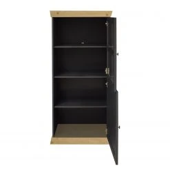 Ridgevalley Wohnwand Maiossa III (4-teilig) - Anthrazit / Eiche Dekor -Wohnzimmermöbel boutique en ligne 1000312391 211130 13324900143 DETAILS P000000001000312391