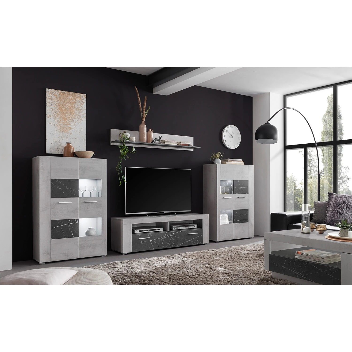 Loftscape Highboard Mantador - Grau 5 Loftscape Highboard Mantador - Grau – Bild 5