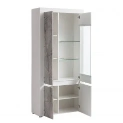 Loftscape Vitrinenschrank Stonda - Weiß -Wohnzimmermöbel boutique en ligne 1000314584 211209 12531700167 DETAILS P000000001000314584