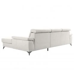 Fredriks Ecksofa DeWitt - Flachgewebe Olea: Silber - Longchair davorstehend rechts - Ohne Schlaffunktion -Wohnzimmermöbel boutique en ligne 1000314638 211221 13044300155 DETAILS P000000001000314638