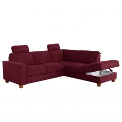 Fredriks Ecksofa Ford Point - Webstoff Palila: Beere - Ottomane davorstehend rechts - Mit Schlaffunktion -Wohnzimmermöbel boutique en ligne 1000314713 211221 13050200518 DETAILS P000000001000314713