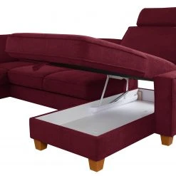 Fredriks Wohnlandschaft Ford Point - Webstoff Palila: Beere - Ottomane davorstehend links - Mit Schlaffunktion -Wohnzimmermöbel boutique en ligne 1000314737 211221 13062701867 DETAILS P000000001000314737