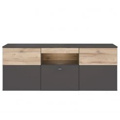 Loftscape Wohnwand Corey (4-teilig) - Inkl. Beleuchtung - Eiche Dekor / Grau 29 Loftscape Wohnwand Corey (4-teilig) - Inkl. Beleuchtung - Eiche Dekor / Grau -Wohnzimmermöbel boutique en ligne 1000314793 211215 08114100072 DETAILS P000000001000314793 1