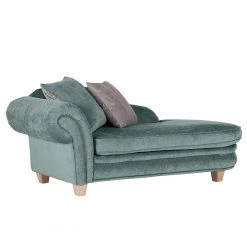 Ridgevalley Recamiere Salvator - Samt Saidy: Blaugrau - Armlehne davorstehend links -Wohnzimmermöbel boutique en ligne 1000314851 220203 16533700050 DETAILS P000000001000314851