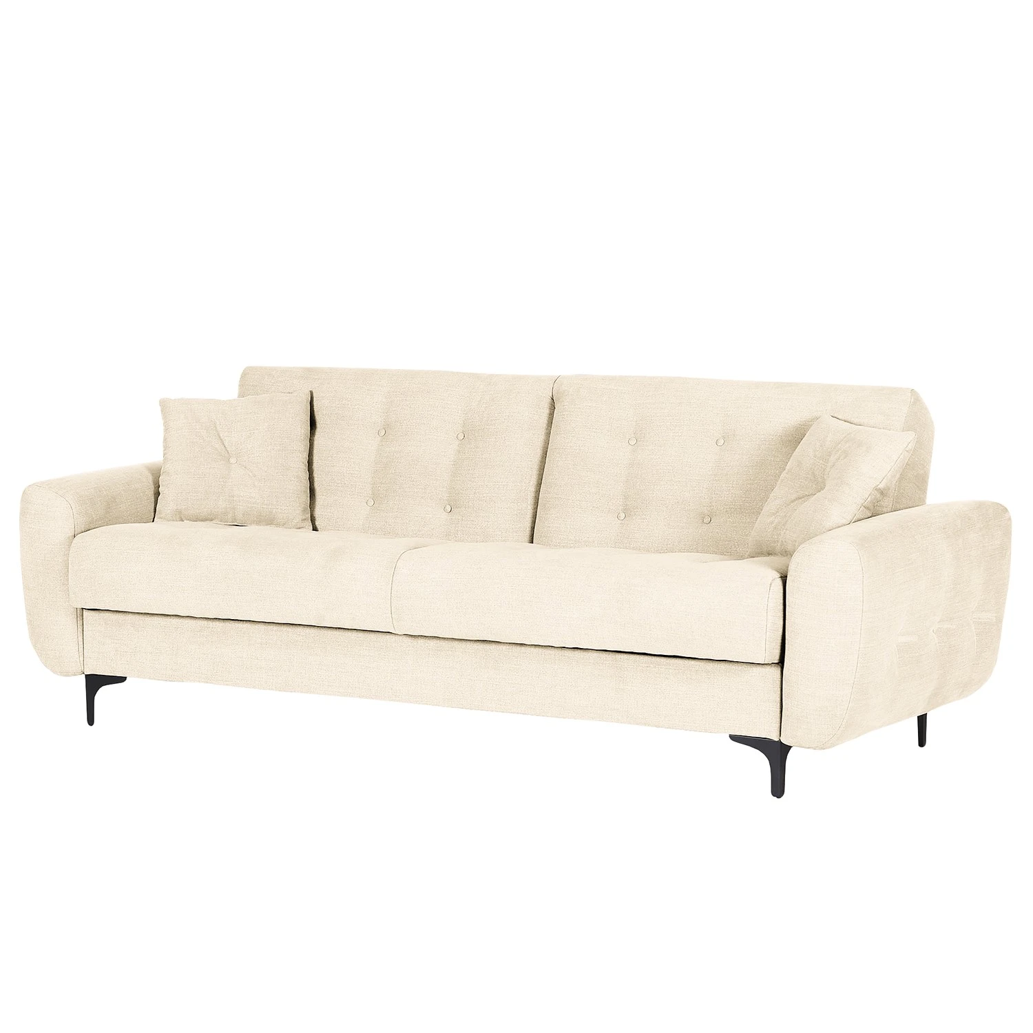 Red Living Sofa Noale (3-Sitzer) - Flachgewebe Flore: Weiß 1 Red Living Sofa Noale (3-Sitzer) - Flachgewebe Flore: Weiß