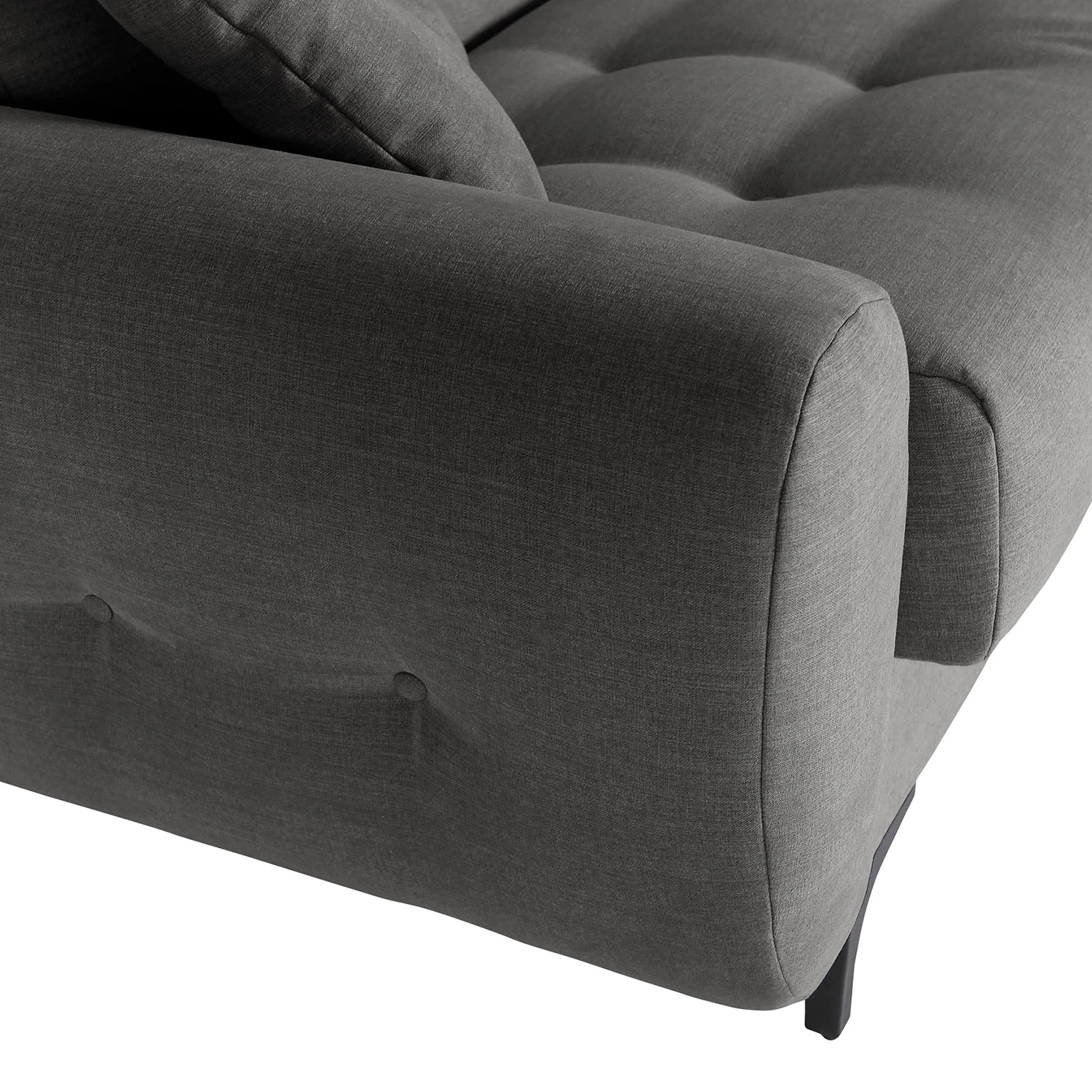 Red Living Sofa Noale (3-Sitzer) - Flachgewebe Flore: Dunkelgrau 8 Red Living Sofa Noale (3-Sitzer) - Flachgewebe Flore: Dunkelgrau – Bild 8