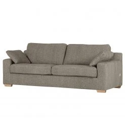 Loftscape Sofa Rene (3-Sitzer) - Flachgewebe Fabia: Grau