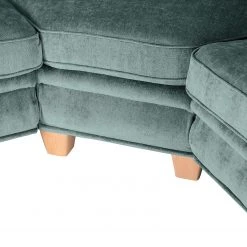 Ridgevalley Ecksofa Salvator II - Samt Saidy: Blaugrau - Ausrichtung rechts -Wohnzimmermöbel boutique en ligne 1000314925 220203 1653530050 DETAILS P000000001000314925