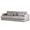 Loftscape Bigsofa Izumo - Cordstoff Coco: Hellgrau - Tiefe: 120 cm