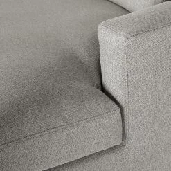 Loftscape Ecksofa Palos - Flachgewebe Flutra: Hellgrau - Ottomane davorstehend rechts -Wohnzimmermöbel boutique en ligne 1000315511 220112 17423600388 DETAILS P000000001000315511