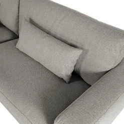 Loftscape Ecksofa Palos - Flachgewebe Flutra: Hellgrau - Ottomane davorstehend rechts -Wohnzimmermöbel boutique en ligne 1000315511 220112 17423600399 DETAILS P000000001000315511