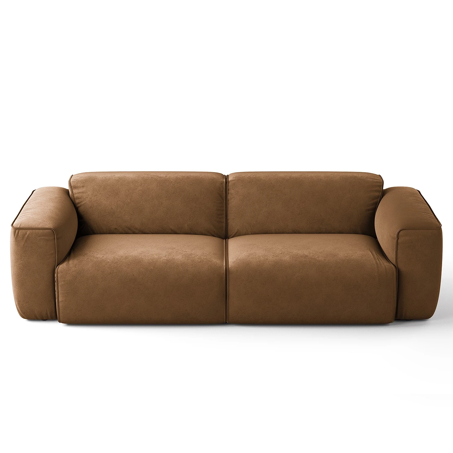 Studio Copenhagen 3-Sitzer Sofa HUDSON - Microfaser Teda: Braun 5 Studio Copenhagen 3-Sitzer Sofa HUDSON - Microfaser Teda: Braun – Bild 5