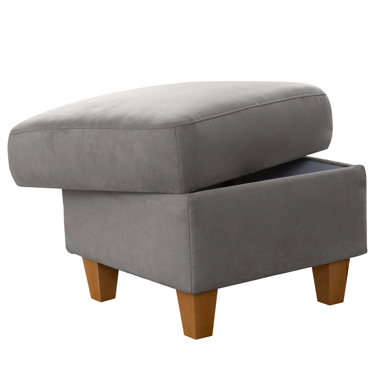 Loftscape Polsterhcoker Corvus - Microfaser Alais: Platin 3 Loftscape Polsterhcoker Corvus - Microfaser Alais: Platin – Bild 3